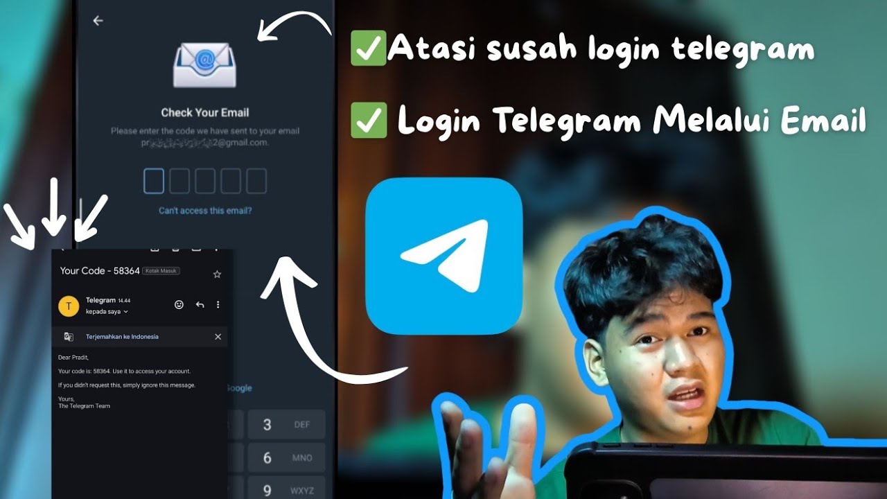Cara Login Telegram Melalui Email Terbaru 2025 ‼️
