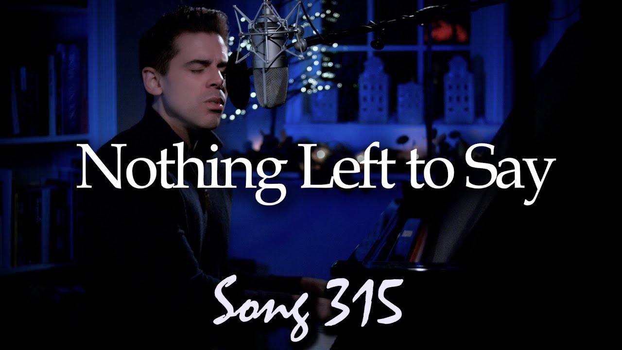 Nothing Left to Say (Original) - Tony DeSare Song Diary 315 - YouTube