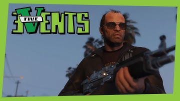 GTA 5 PC Random Events Countryside Robbery Terminator Trevor (Rockstar video editor)