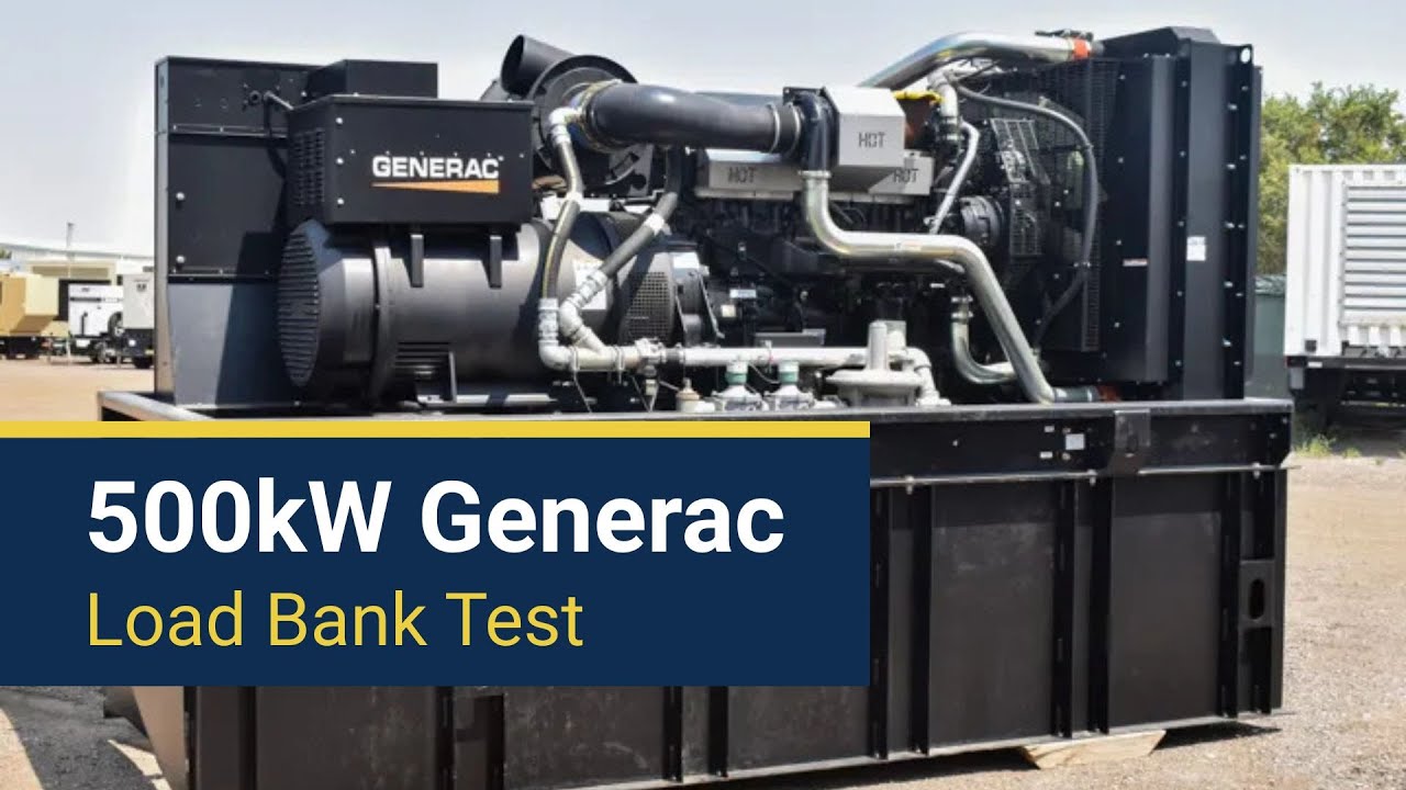 500kW Generac Diesel Generator Load Bank Test | Generator Source