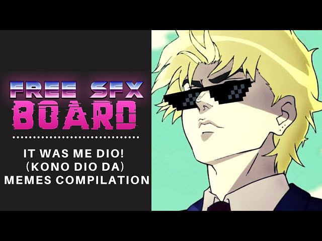 KONO DIO DA/GA/WA (etc) - Compilation 「このディオ」- JoJo's