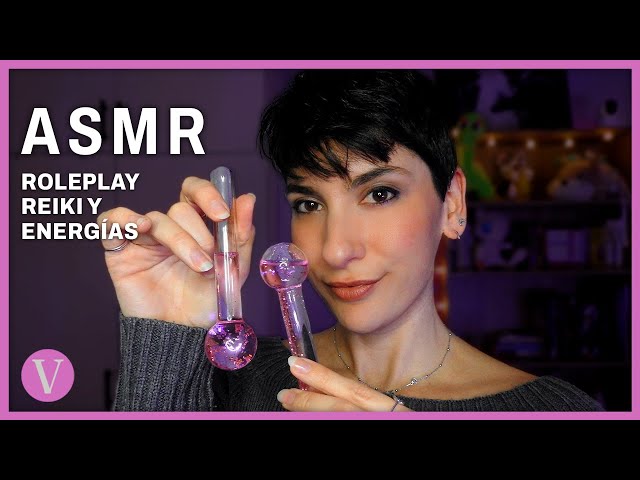 ASMR Visual Spanish - Reiki Roleplay and Energy Cleansing