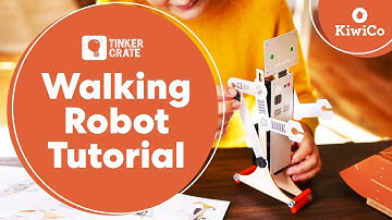 How to Build a Walking Robot | Tinker Crate Project Instructions | KiwiCo