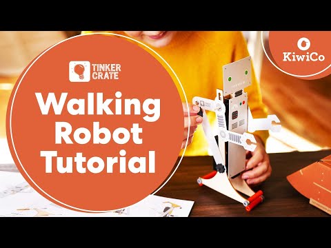 How to Build a Walking Robot | Tinker Crate Project Instructions | KiwiCo