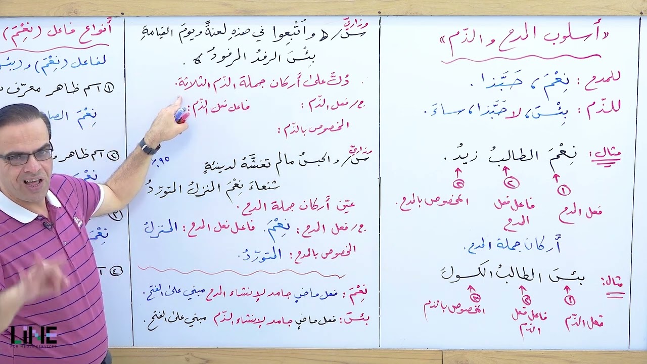 أسلوب المدح والذم/ المحاضرة الأولى/ منهج 2024.🔥🔥👉