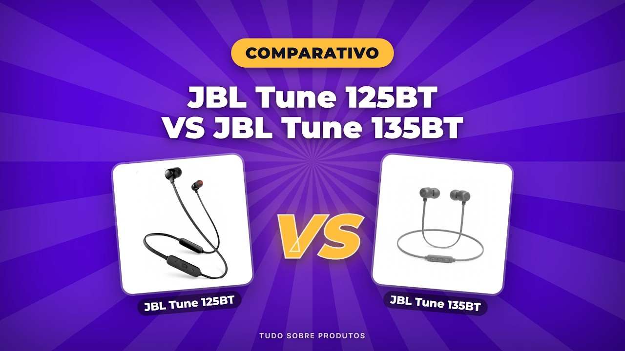 Capa: JBL Tune 125BT vs 135BT: Qual Comprar em 2026? | Tudo Sobre Produtos