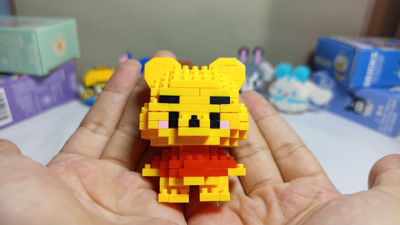 HOW TO BUILD BRICKS MINI LEGO WINNIE THE POOH | BRICKS TUTORIAL - YouTube