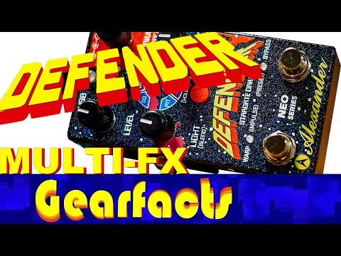 Alexander DEFENDER: Weird drive pedal with even weirder modulations