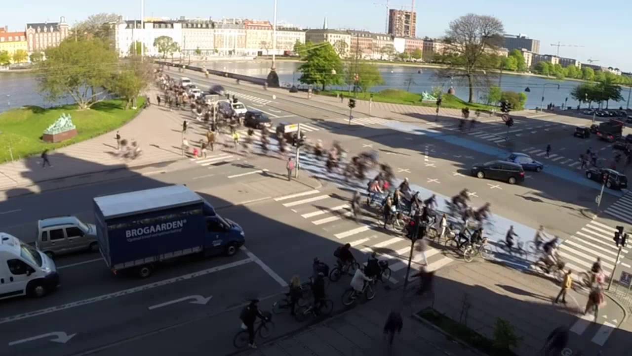 Bicycle Rush Hour in Copenhagen