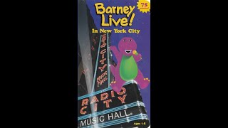 Microsoft Actimates Showcase Barney Live In New York City 2000 Version