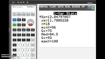 Algebra 2 U13L2 Population Parameters