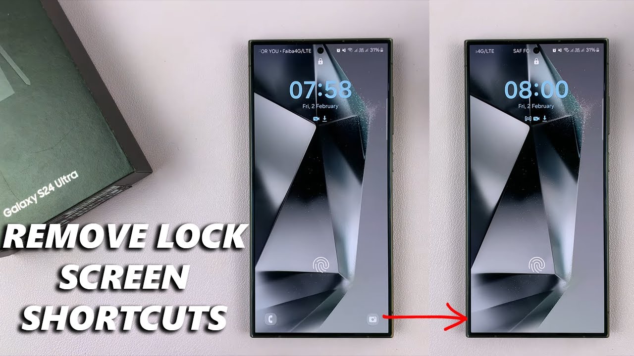 Samsung Galaxy S24 / Galaxy S24 Ultra - Unlock Screen