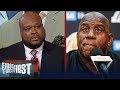 Magic Johnson steps down as Lakers president, Antoine Walker reacts | NBA | FIRST THINGS FIRST