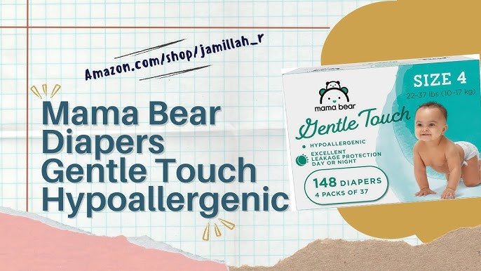 Mama Bear ( Brand) Gentle Touch Diapers Size 7 Review 