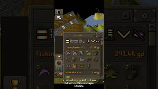 Angler's Outfit Grind #osrsmobile #osrs #fishingtrawler #fishing #osrstips #gaming  #osrswiki