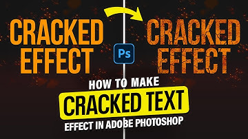 How To Make Cracked Text Effect in Photoshop | Photoshop Tutorial 2025 | Am Graphix