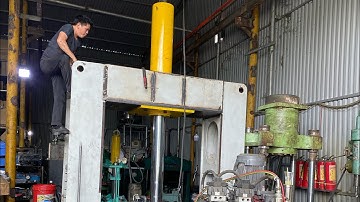 Tét máy ép thủy lực 150 tấn @thuylucnhatbai #shorts Lh.0985324456
