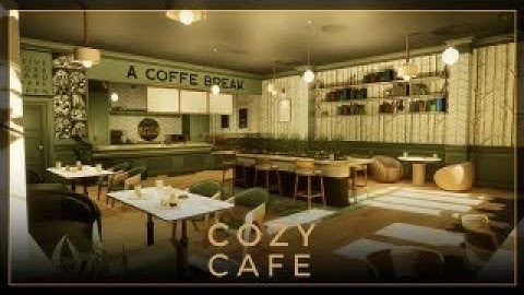 Cozy Cafe Environment | Unreal Engine | Unity | UE5 #unrealengine
