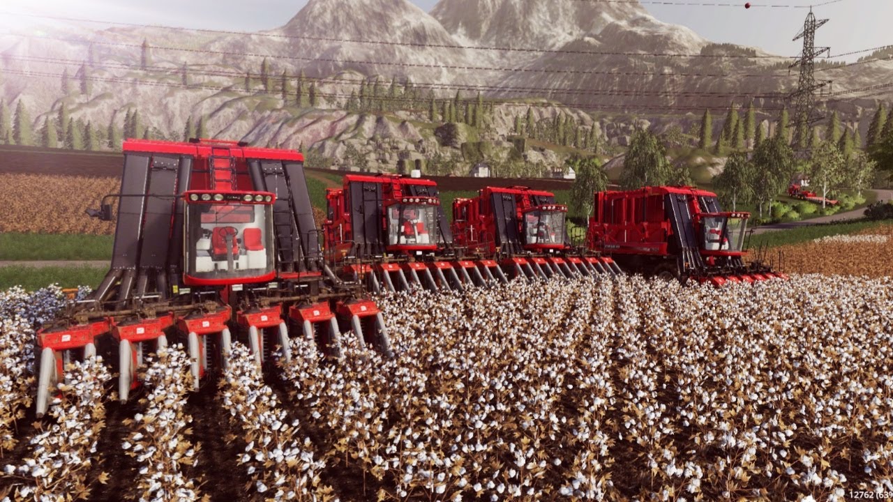 FS19 Timelapse Felsbrunn Cotton Planting And Harvesting YouTube