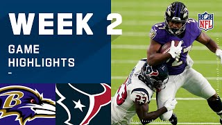Ravens vs. Texans Week 2 Highlights | NFL 2020