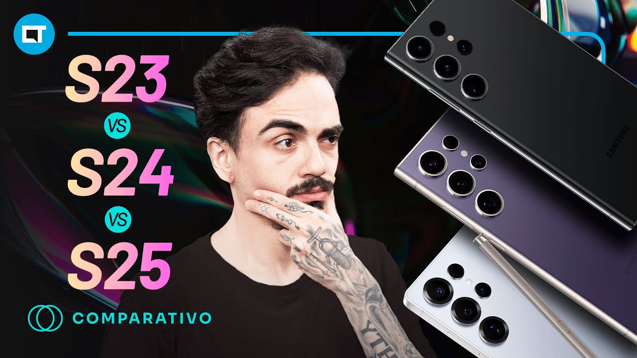Qual comprar em 2025: Galaxy S23 vs S24 vs S25 (comparativo Samsung dos 11 celulares da marca)