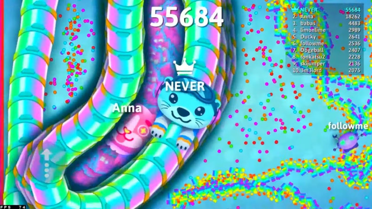 Breaking All Records in Snake io With This Crazy Technique Snake.io 🐍 #225