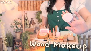 ASMR Wooden Makeup & Nail Salon in the Forest(Fantasy Roleplay) | Nail Polish Sounds Good| 나무 메이크업샵