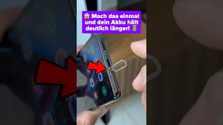 Diesen Akku-Trick kennt fast niemand! 🤯#Akku #Akkulaufzeit #Android #iPhone #Technik #HandyTipps