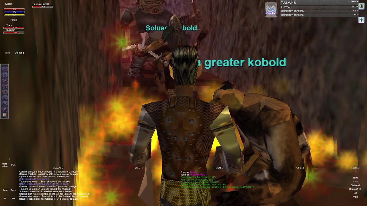 Everquest old school Part 15 Grouping Splitpaw Half Elf Bard