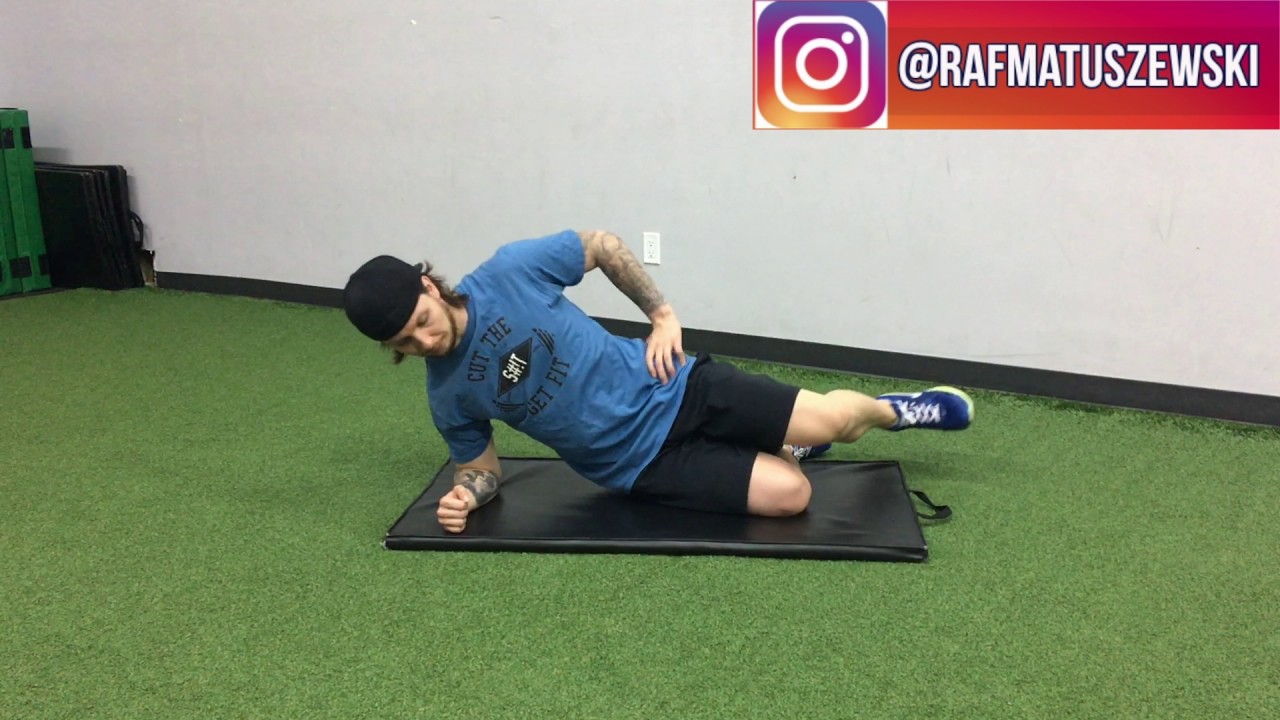 Half Side Plank with Leg Lift - YouTube