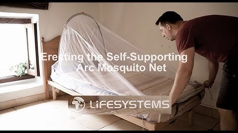 How To Use The LifeSystems Arc Mosquito Net | Purple Turtle