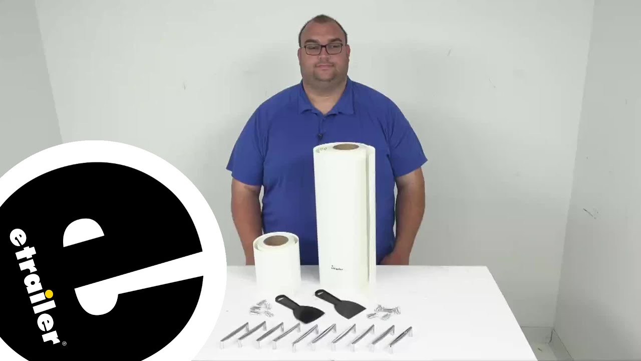 etrailer | Review of Revive RV Wallpaper - Designer White Vinyl Polished Chrome Handles - GR33ZR