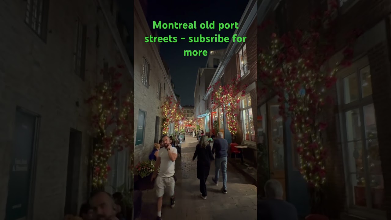 Montreal streets’ magic - stay tuned for Vlogs 
