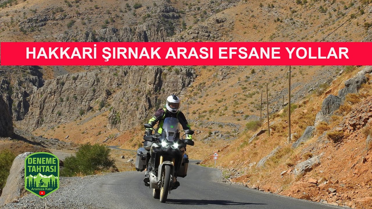 Şırnak'tan Hakkari'ye Sürdüğüm Müthiş Yollar | Africa Twin DCT 1100 | Deneme Tahtası