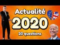 Quiz : L'actualité 2020 en 20 questions