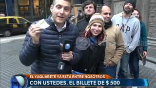 Salimos a comprar con el billete de 500 pesos - Telefe Noticias