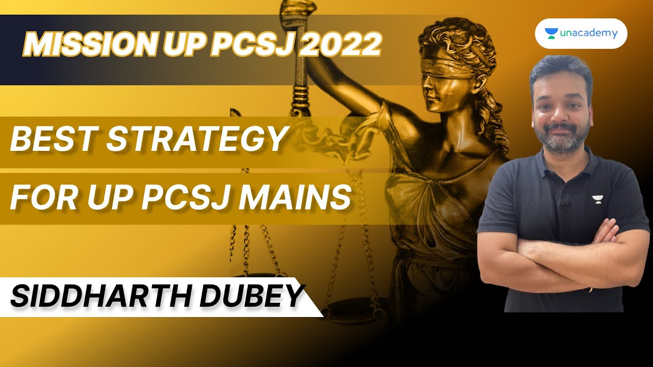 Strategy for UP PCS J Mains | Mission UP PCS J 2022 | Siddharth Dubey