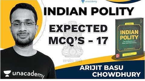 Expected MCQs on Indian Polity from M Laxmikant I Part 17 | WBCS | Arijit Basu Chowdhury