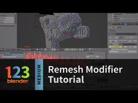 Remesh Tutorial for Blender