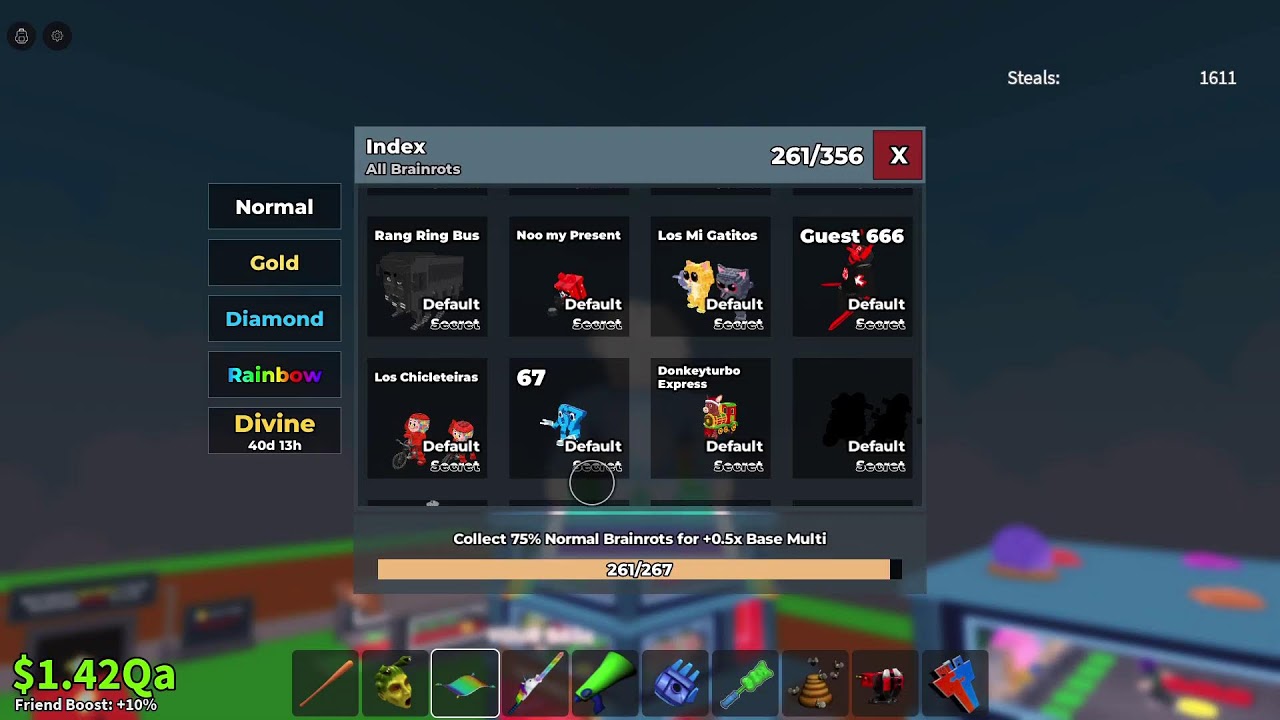 Steal a brainrot LIVE TRADE USER YADIVIR ]