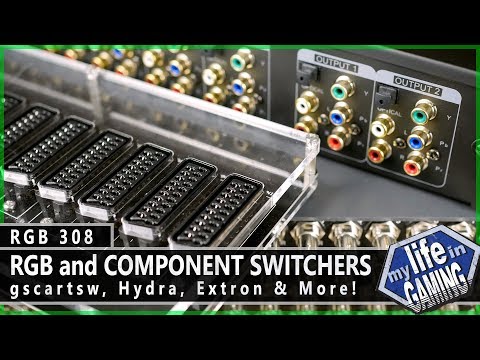 RGB and Component Switchers - gscartsw, Hydra, and Extron :: RGB308 / MY LIFE IN GAMING