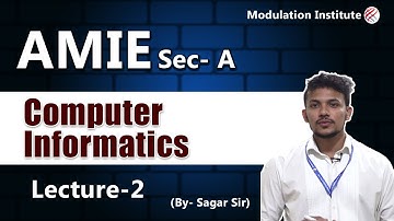 AMIE|Computer Informatics C/C++ Lecture 2| Devansh Gupta | Modulation Institute | 9015781999
