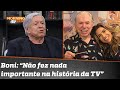 O "parabéns" de Boni a Silvio Santos