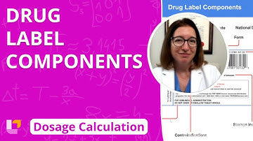 Drug Label Components - Dosage Calculations for Nursing Students | @LevelUpRN