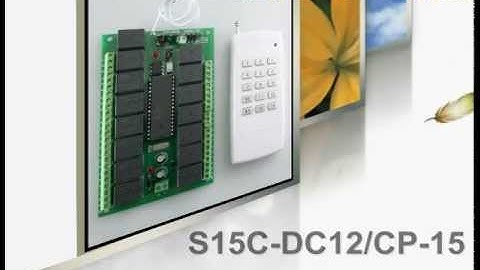 Kit émetteur récepteur longue portée 500m 15 canaux S15C-DC12 & CP-15