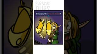 Link Encontra Botas Flutuantes (Comic Zelda Dublado) #shorts #comic #zelda #dublagem