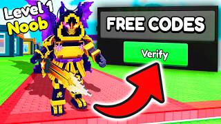 Starting Over as NOOB with EVERY CODE in Be A Lucky Block!