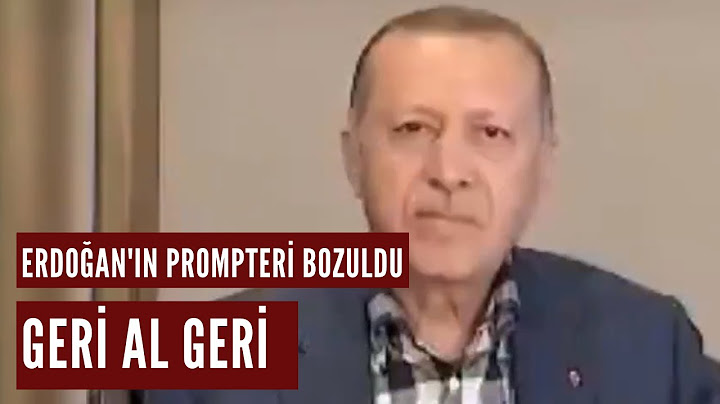 Erdoğan’ın prompteri bozuldu: Geri al geri