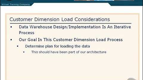 Implementing a Data Warehouse with SQL Server 61 Customer Dimension Load Considerations   YouTube