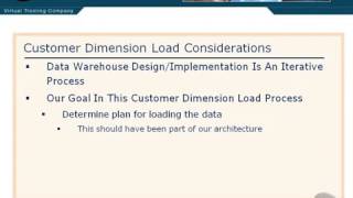 Implementing a Data Warehouse with SQL Server 61 Customer Dimension Load Considerations   YouTube